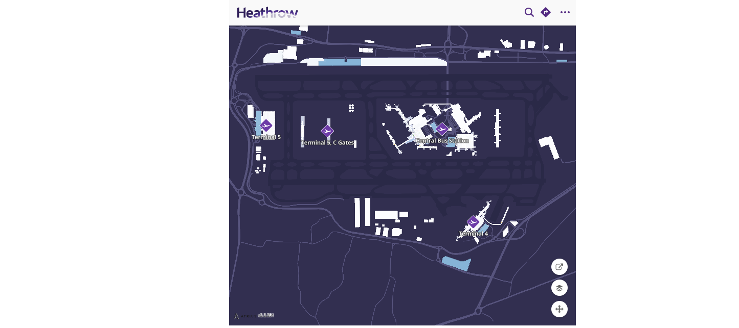 Placeholder terminal map